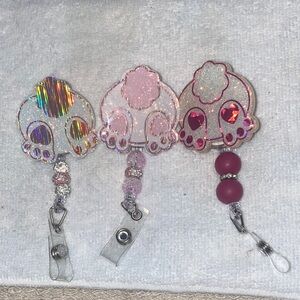 Glittery Easter Badge Reel Set